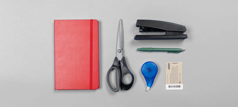 The Minimalist drawer contents