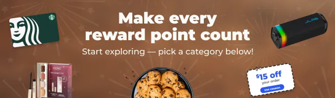 Image of rewards, gifts and coupons