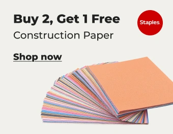 Shop now: Buy 2 get 1 construction paper