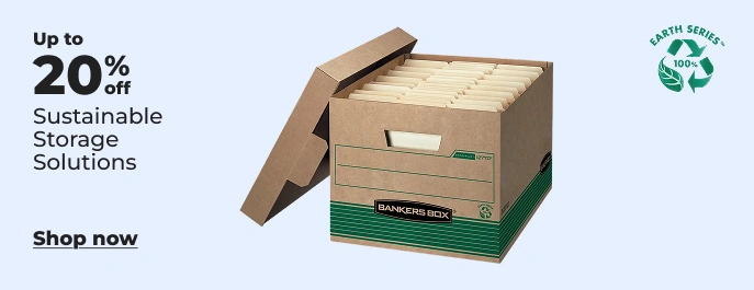 Shop now: up to 50% off sustainable storage solutions