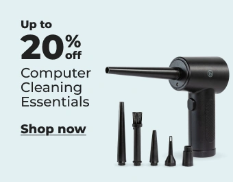 Shop now: Up to 20% off computer cleaning essentials