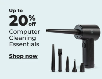 Shop now: up to 20% off computer cleaning essentials