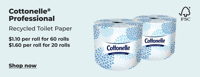 Shop now: Cottonelle Professional toilet paper
