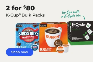 Shop now: K-Cup bulk packs 2 for $80