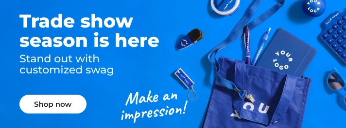 Shop now: Customized swag for tradeshow season