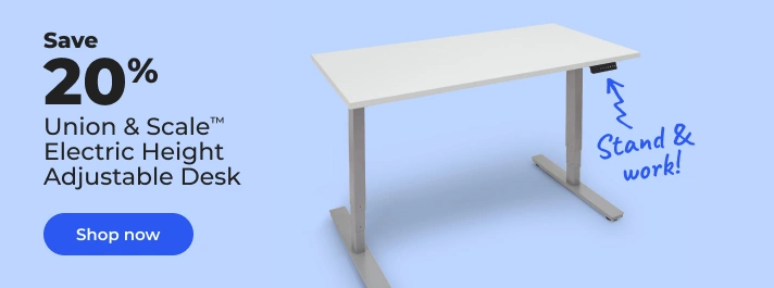 Shop now: Union & Scale adjustable desk