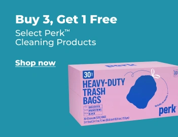 Shop now: Buy 3 get 1 Perk cleaning products