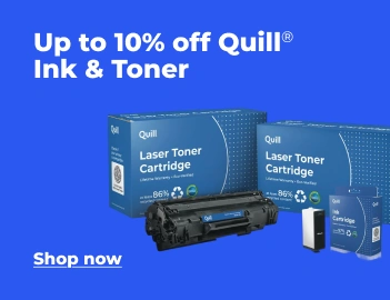 Shop now: Up to 10% off Quill Ink & toner