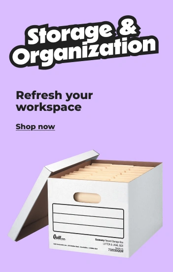 Shop now: Storage & organization