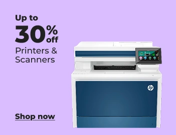 Shop now: up to 30% off printers and scanners