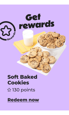 Redeem now: Soft-baked cookies 130 points