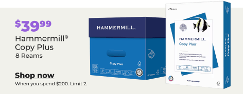 Shop now: Hammermill paper $39.99