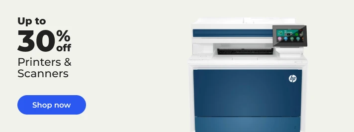 Shop now: up to 30% off printers & scanners