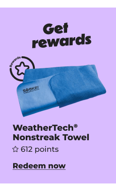 Redeem now: WeatherTech non-streak towel