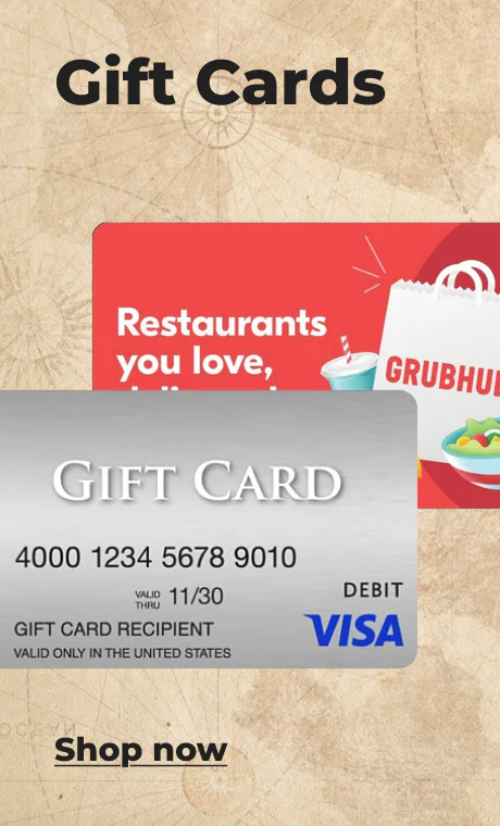 Shop now: Gift Cards