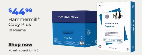 Shop now:Hammermill paper $44.99