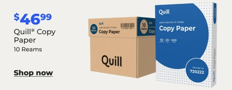 Shop now:$46.99 Quill Brand paper