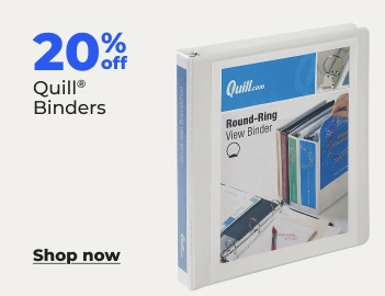 Shop now: 20% off Quill Binders