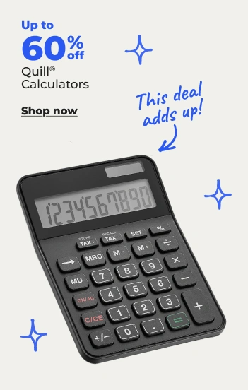 Shop now: Up to 60% Off Quill Calculators