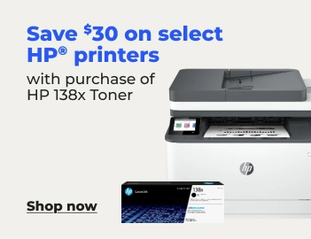 Shop now: Save $30 on select HP Printers
