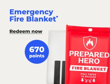 Redeem now: Emergency Fire Blanket - 670 pts