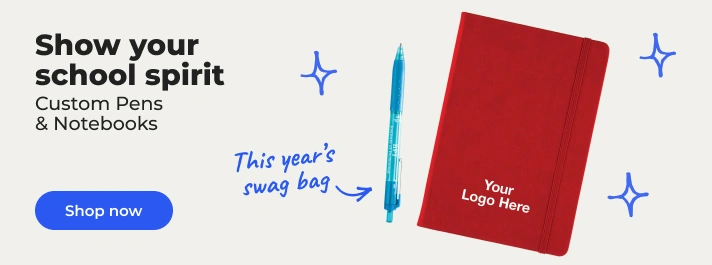 Shop now: custom pens and notebooks