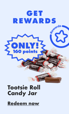 Redeem now: Tootsie Roll Candy Jar - 160 points