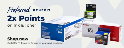 Shop now: Preferred benefit 2X points on ink & toner