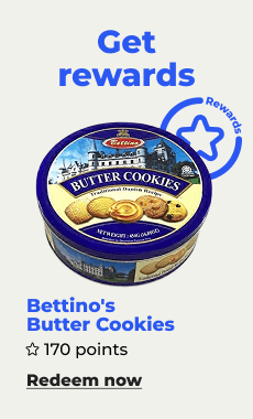 Redeem now: Bettino's Butter Cookies 170 points