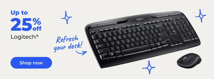 Shop now: Save up to 25% off Logitech