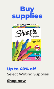 Shop now: Writing supplies 40% off