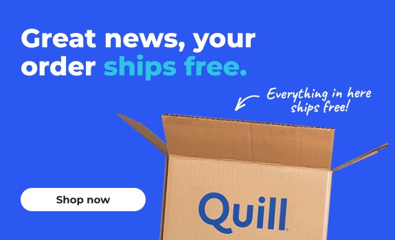 Great news, your order ships free