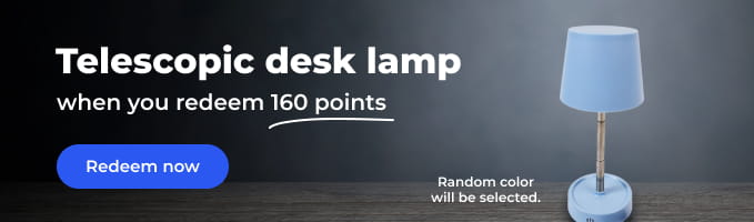 Image of telescopic desk lamp