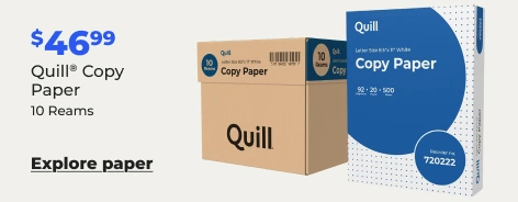 Explore Paper: $46.99 Quill Brand 10rm