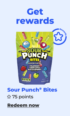 Redeem Now: Sour patch bites w/ 75 pts