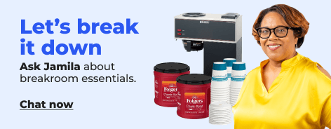 Chat now: Ask a breakroom speclialist