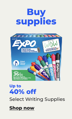 Shop now: Up to 40% off on select writing supplies