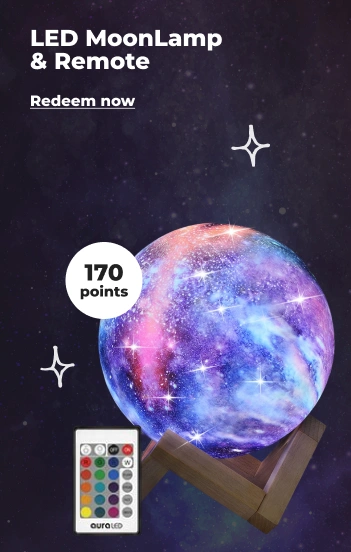 Redeem now: LED MoonLamp with 170 points