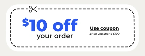 Use coupon: $10 off when you spend $100