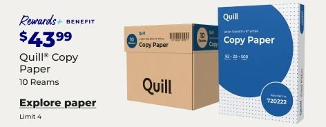 Explore paper: $43.99 Quill Brand Rewards +