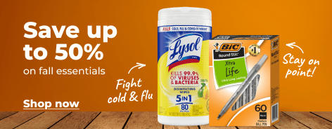 Shop now: Save up to 50% on fall essentials