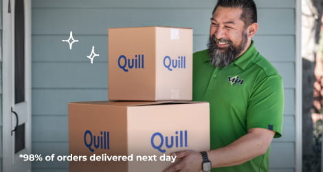 Image of a man carrying boxes