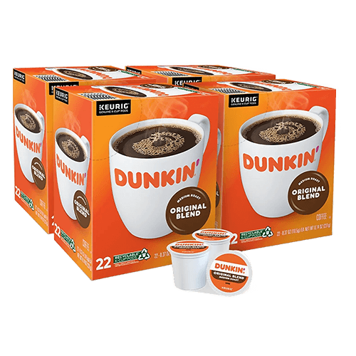 Dunkin' Original Blend Coffee Keurig® K-Cup® Pods, Medium Roast, 88/Carton (400845)
