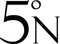 5 Degrees North logo