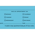 Appointment Cards