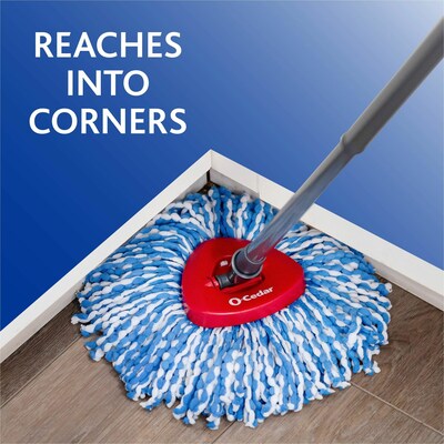 O-Cedar EasyWring RinseClean Spin Mop & Bucket Kit, Multicolored (168534)