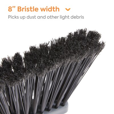 Coastwide Professional™ 8" Lobby Broom, Gray (CW61069-CC)