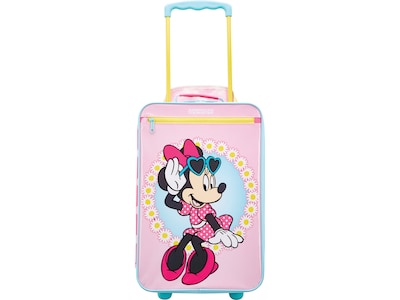 American Tourister Disney Kids Minnie Polyester Carry-On Luggage, Multicolor (139451-4451)