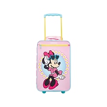 American Tourister Disney Kids Minnie Polyester Carry-On Luggage, Multicolor (139451-4451)