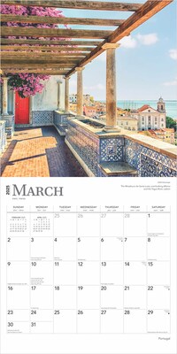 2025 BrownTrout Portugal 12" x 12" Monthly  Wall Calendar (9781975476205)